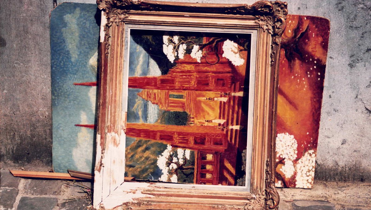 Les mots comme des tâches © Leslie Bouchet